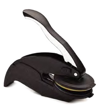 Ideal Round Desk / Pocket Embosser Seal (2" Diameter)